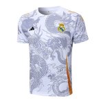 Maillot Entrainement Real Madrid 2024-25 Blanc Gris 2 Maillot Entrainement Real Madrid 2024-25 Blanc Gris 2