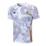 Maillot Entrainement Real Madrid 2024-25 Blanc Gris 2