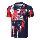 Maillot Entrainement PSG 2024-25 Rouge Bleu