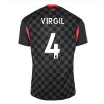 Maillot Liverpool NO.4 Virgil 3ª 2020-21 Noir Maillot Liverpool NO.4 Virgil 3ª 2020-21 Noir