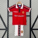 Maillot Manchester United 1ª Retro Enfant 1998 1999