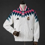 Veste Real Madrid EQT Tracktop 2026-27 Blanc Veste Real Madrid EQT Tracktop 2026-27 Blanc