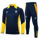 Survetement Real Madrid 2024-25 Bleu Jaune 3