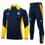 Survetement Real Madrid 2024-25 Bleu Jaune 3