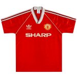 Thailande Maillot Manchester United 1ª Retro 1988 1990 Rouge Thailande Maillot Manchester United 1ª Retro 1988 1990 Rouge