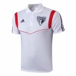 Polo São Paulo 2019-20 Blanc Rouge Polo São Paulo 2019-20 Blanc Rouge