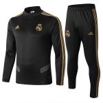 Survetement Enfant Real Madrid 2019-20 Noir Gris Survetement Enfant Real Madrid 2019-20 Noir Gris