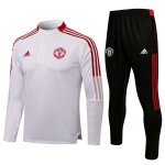 Training Top Manchester United 2022 Blanc Noir Training Top Manchester United 2022 Blanc Noir