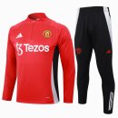 Training Top Manchester United 2024-25 Rouge 3