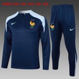 Enfant Training Top France 2024-25 Bleu 3