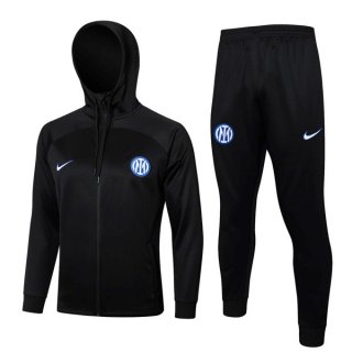 Survetement Capuche Inter Milan 2024-25 Noir 3