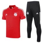 Polo Ajax Ensemble Complet 2020-21 Rouge Noir Polo Ajax Ensemble Complet 2020-21 Rouge Noir