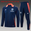 Enfant Survetement Manchester United 2024-25 Bleu Orange 3