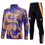 Survetement Real Madrid 2024-25 Purpura Jaune Survetement Real Madrid 2024-25 Purpura Jaune