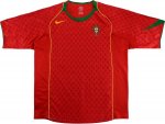 Thailande Maillot Portugal 1ª Retro 2004 Rouge Thailande Maillot Portugal 1ª Retro 2004 Rouge
