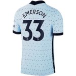 Maillot Chelsea NO.33 Emerson 2ª 2020-21 Bleu Maillot Chelsea NO.33 Emerson 2ª 2020-21 Bleu
