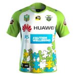 Thailande Maillot Canberra Raiders 2018 Blanc Vert Thailande Maillot Canberra Raiders 2018 Blanc Vert