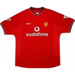 Thailande Maillot Manchester United 1ª Retro 2000 2002 Rouge Thailande Maillot Manchester United 1ª Retro 2000 2002 Rouge