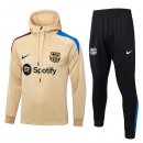 Sweat Shirt Capuche Barcelone 2024-25 Jaune 3