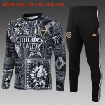 Enfant Maillot Training Arsenal 2024-25 Noir Blanc Enfant Maillot Training Arsenal 2024-25 Noir Blanc