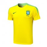 Maillot Entrainement Brésil 2024-25 Jaune Vert