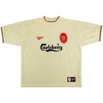 Thailande Maillot Liverpool 2ª Retro 1996 1997 Blanc Thailande Maillot Liverpool 2ª Retro 1996 1997 Blanc
