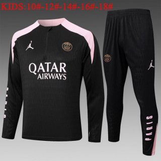 Enfant Training PSG 2024-25 Noir Rose