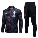 Survetement AC Milan 2023-24 Gris Rouge Survetement AC Milan 2023-24 Gris Rouge