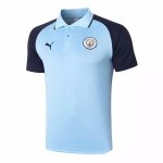 Polo Manchester City 2020-21 Bleu Noir Polo Manchester City 2020-21 Bleu Noir