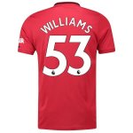 Maillot Manchester United NO.53 Williams 1ª 2019-20 Rouge Maillot Manchester United NO.53 Williams 1ª 2019-20 Rouge