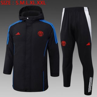 Doudoune Manchester United Ensemble Complet 2024-25 Noir