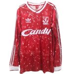 Maillot Liverpool 1ª ML Retro 1989 1991 Rouge Maillot Liverpool 1ª ML Retro 1989 1991 Rouge