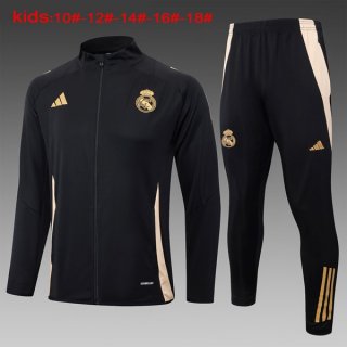 Enfant Survetement Real Madrid 2024-25 Noir 3