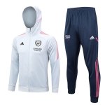 Sweat Shirt Capuche Arsenal 2023-24 Gris Bleu Sweat Shirt Capuche Arsenal 2023-24 Gris Bleu