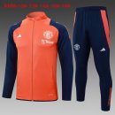 Enfant Survetement Manchester United 2024-25 Orange Bleu 3