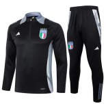 Training Top Italie 2024-25 Noir Gris 3