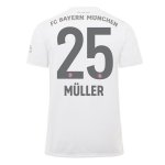 Maillot Bayern Munich NO.25 Muller 2ª 2019-20 Blanc Maillot Bayern Munich NO.25 Muller 2ª 2019-20 Blanc