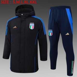 Doudoune Italie Ensemble Complet 2024-25 Noir