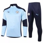Survetement Manchester City 2020-21 Bleu Noir Survetement Manchester City 2020-21 Bleu Noir