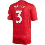 Maillot Manchester United NO.3 Bailly 1ª 2020-21 Rouge Maillot Manchester United NO.3 Bailly 1ª 2020-21 Rouge