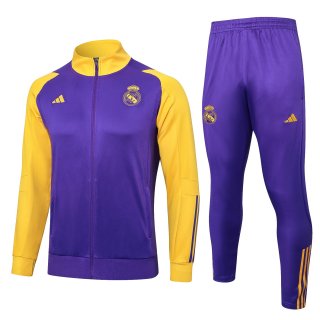 Survetement Real Madrid 2024-25 Purpura Jaune