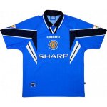 Thailande Maillot Manchester United 2ª Retro 1997 1998 Bleu Thailande Maillot Manchester United 2ª Retro 1997 1998 Bleu