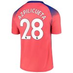 Maillot Chelsea NO.28 Azpilicueta 3ª 2020-21 Orange Maillot Chelsea NO.28 Azpilicueta 3ª 2020-21 Orange