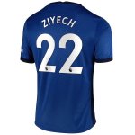 Maillot Chelsea NO.22 Ziyech 1ª 2020-21 Bleu Maillot Chelsea NO.22 Ziyech 1ª 2020-21 Bleu