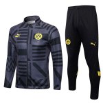 Veste Dortmund 2022-23 Gris Noir Veste Dortmund 2022-23 Gris Noir