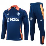 Training Top Manchester United 2024-25 Bleu 3