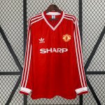 Thailande Maillot Manchester United 1ª ML Retro 1986 1988 Thailande Maillot Manchester United 1ª ML Retro 1986 1988